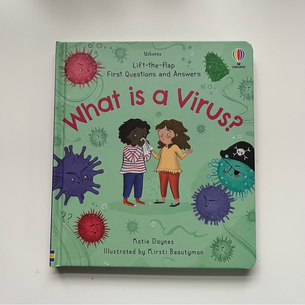 Paperpie / Usborne What is a Virus flap book New